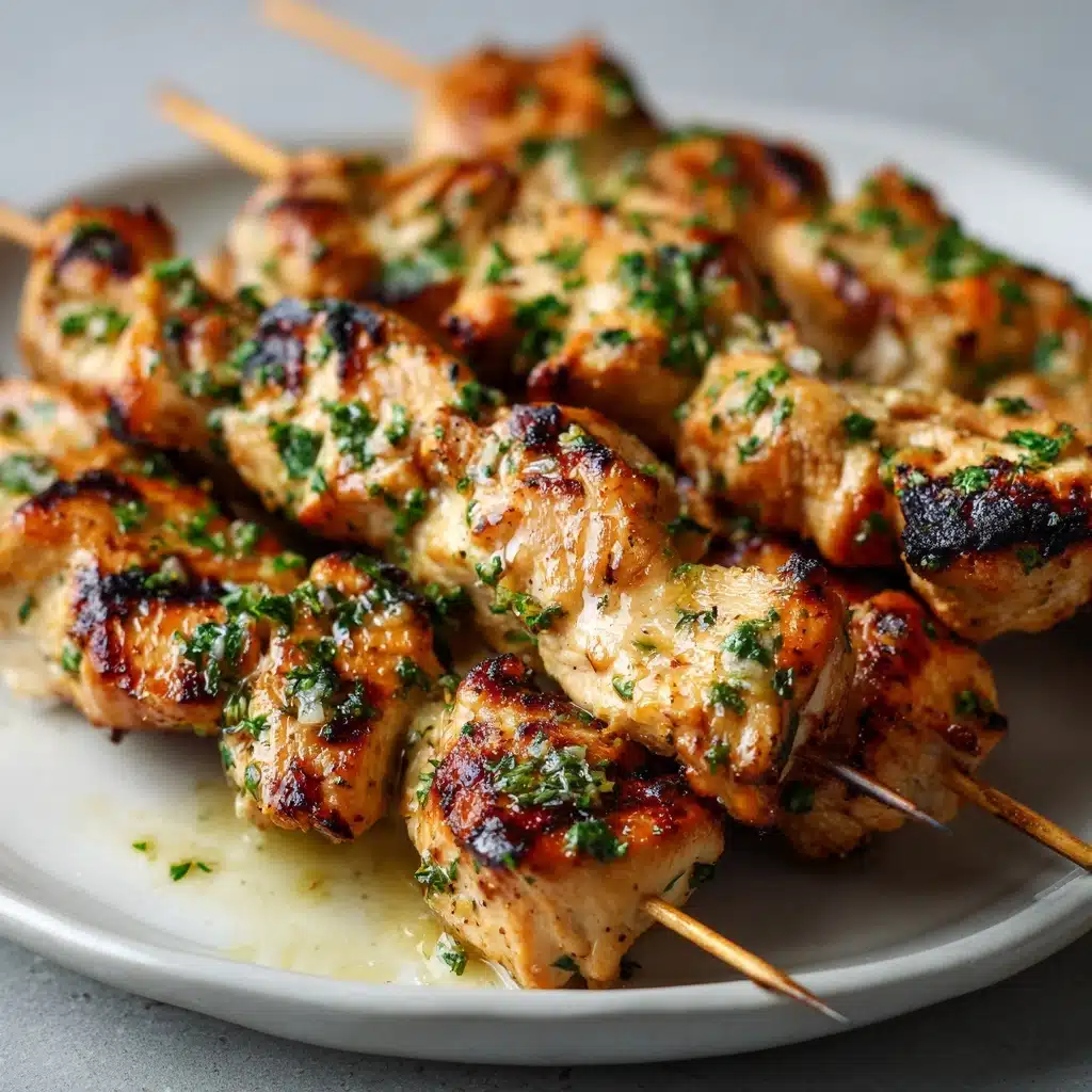 Garlic Parmesan Chicken Skewers Recipe 4 Garlic Parmesan Chicken Skewers Recipe - Recipe Image