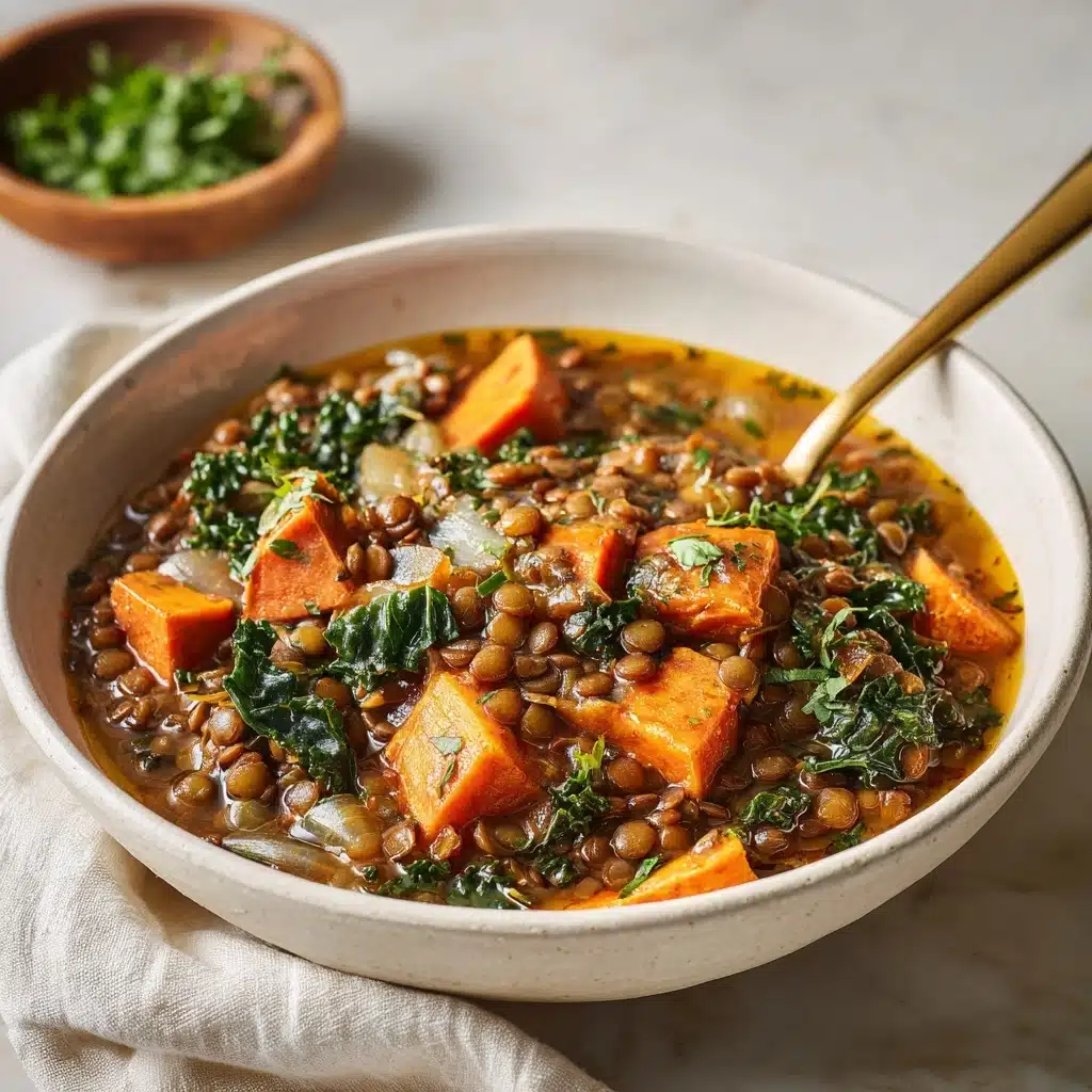 Vegetarian Lentil & Sweet Potato Curry Recipe - Recipe Image