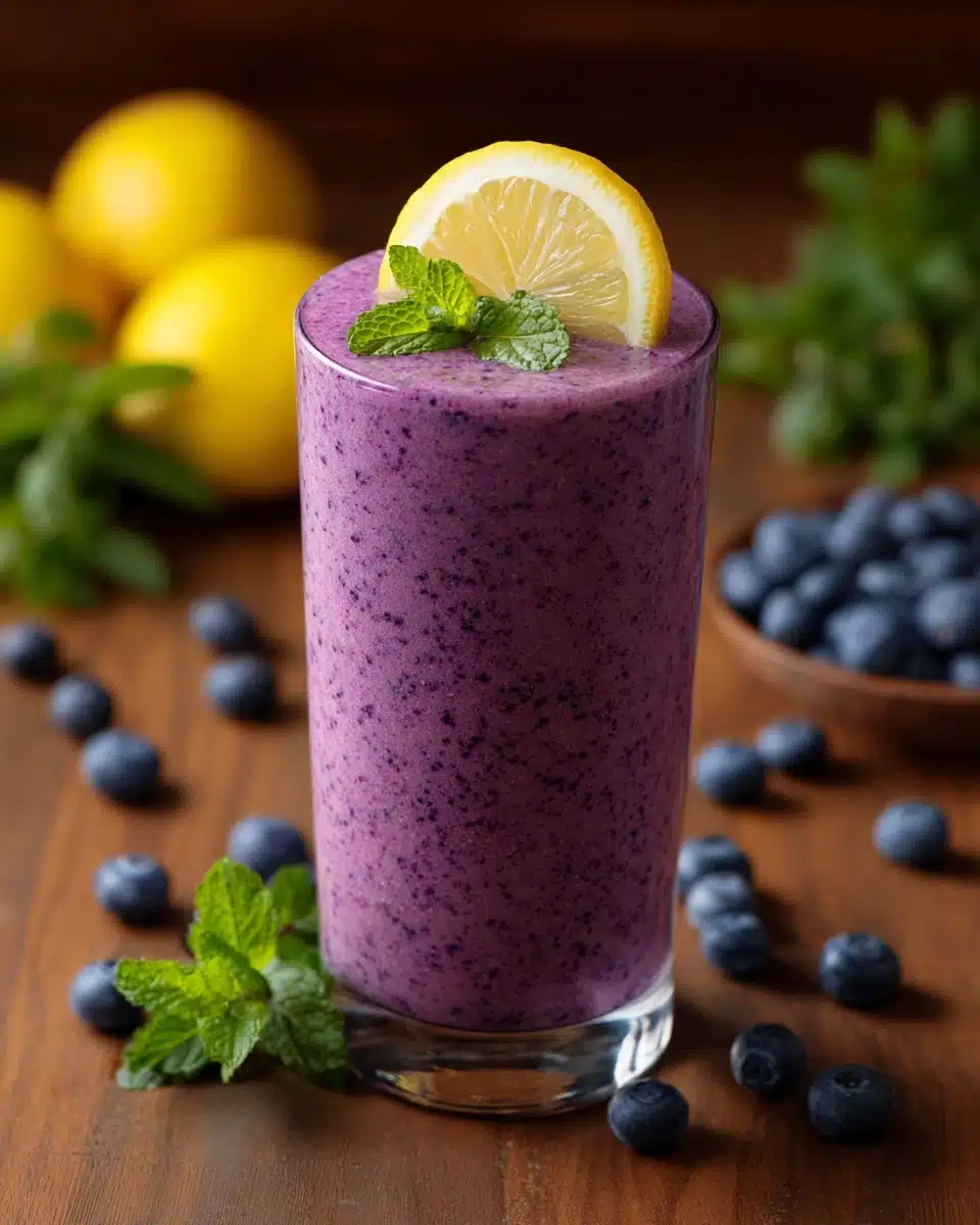 Anti-Inflammatory Lemon-Blueberry Smoothie Recipe