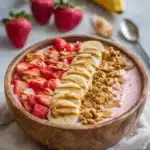 Easy Strawberry Banana Smoothie Bowl Recipe