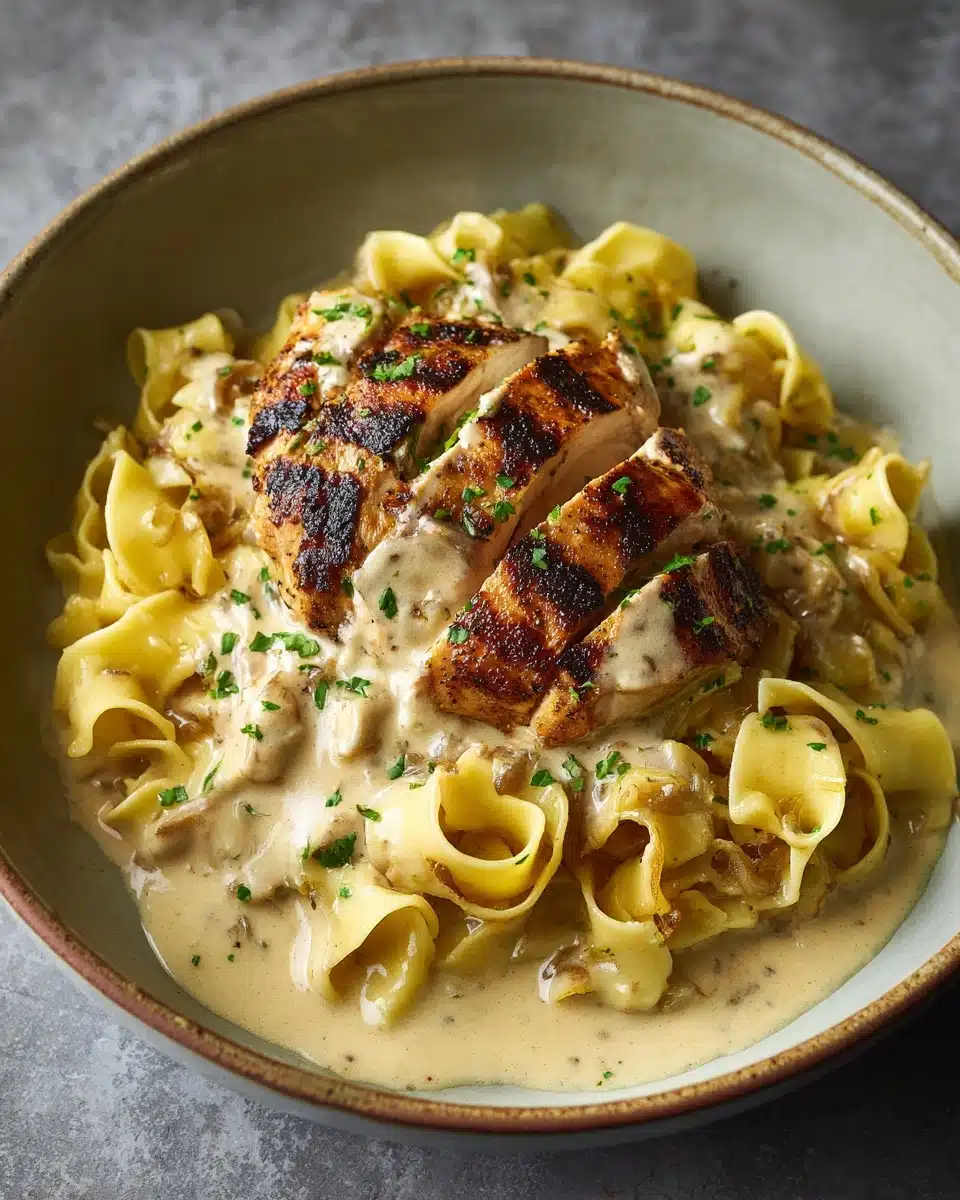 Chicken with Buttered Noodles Recipe