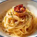 Easy Creamy Shrimp Linguine Recipe (with Garlic) Recipe