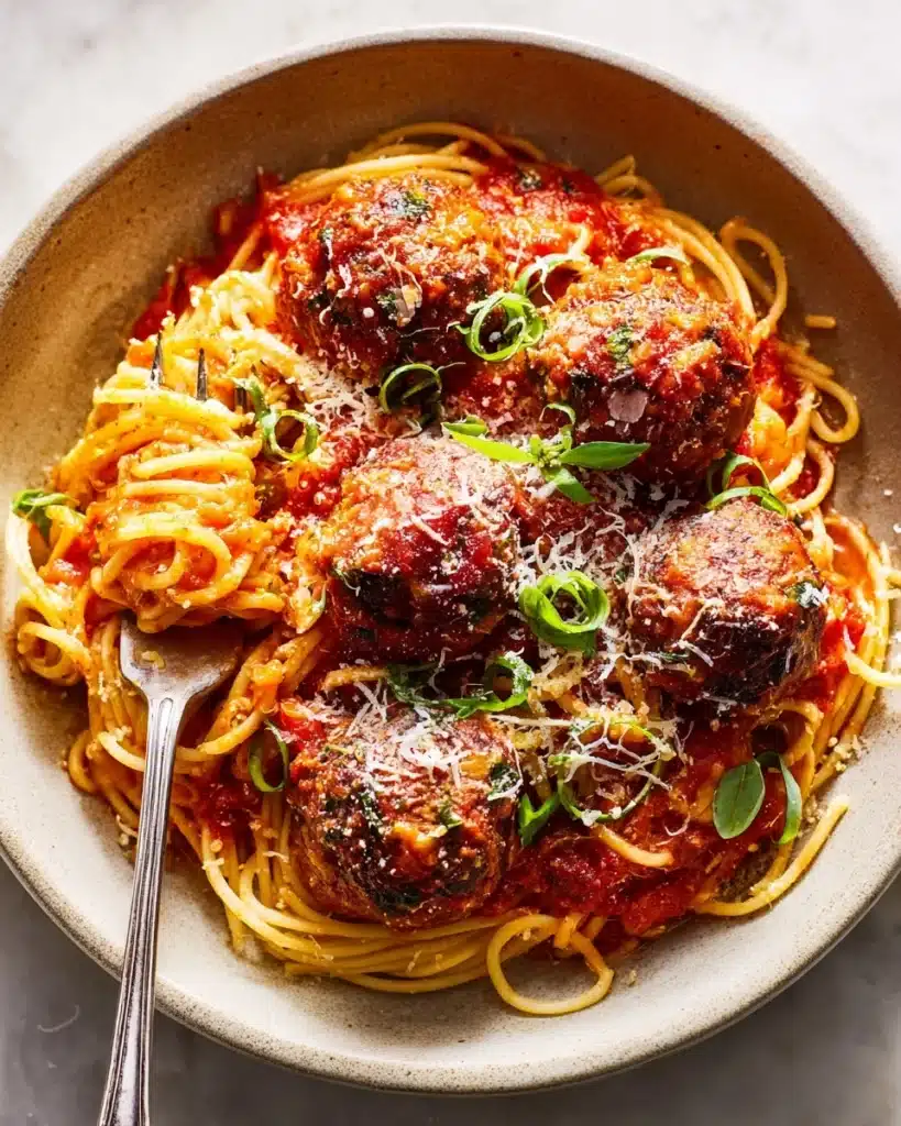 Baked Italian Meatballs Recipe