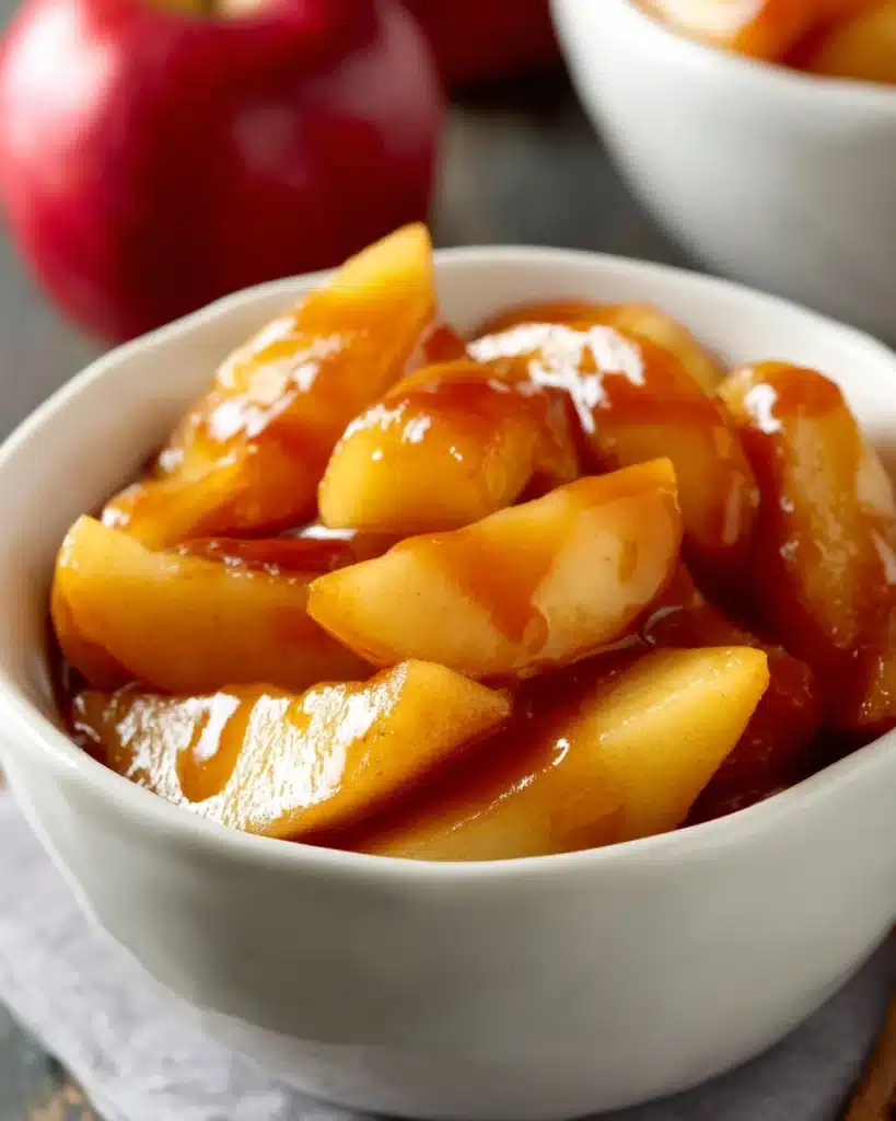 Slow Cooker Fried Apples - Cracker Barrel Copycat Recipe