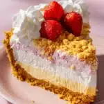 Strawberry Crunch No Bake Cheesecake Recipe