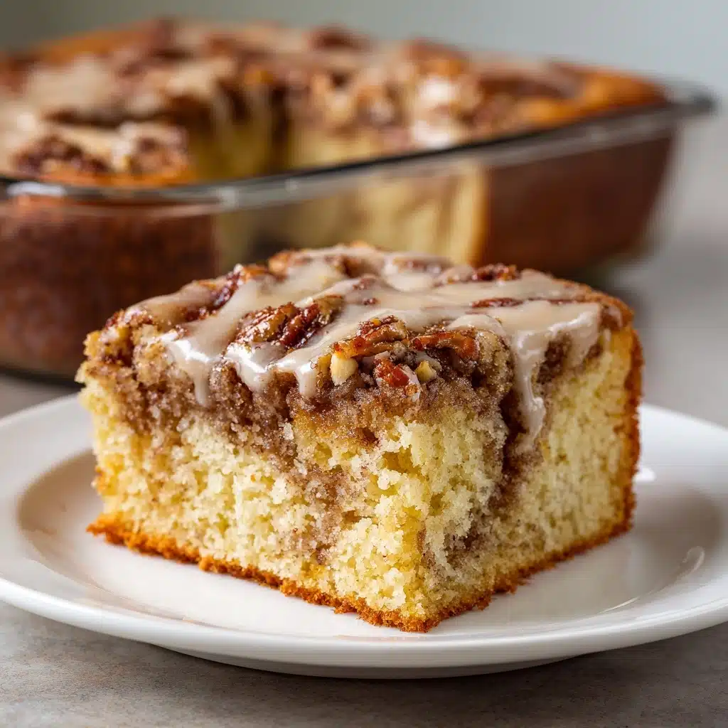 Butter Pecan Praline Poke Cake Recipe - Recipe Image