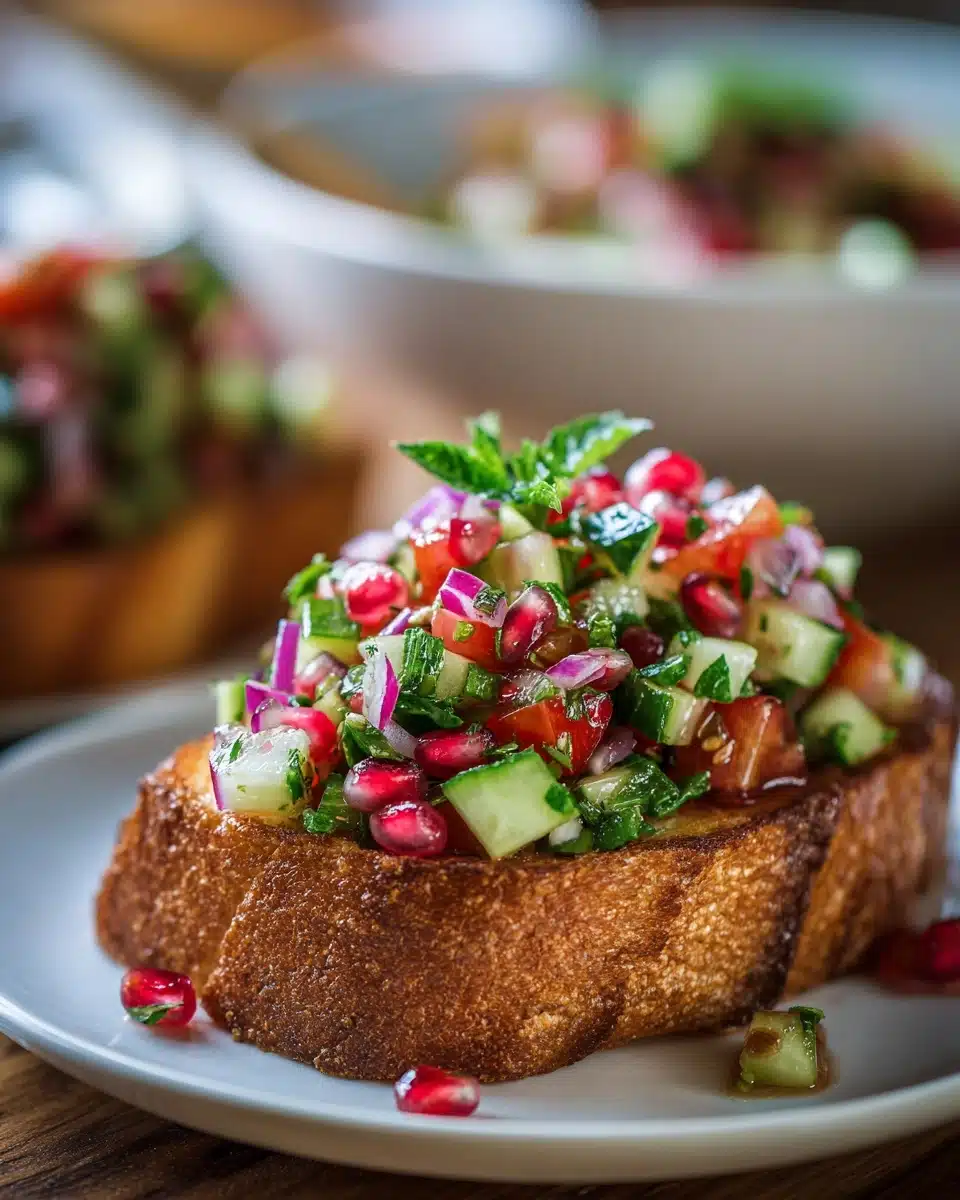 Olive Salad with Pomegranate and Walnuts Recipe