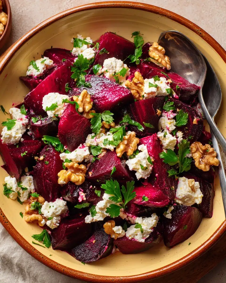 Beetroot Feta Walnut Salad Recipe