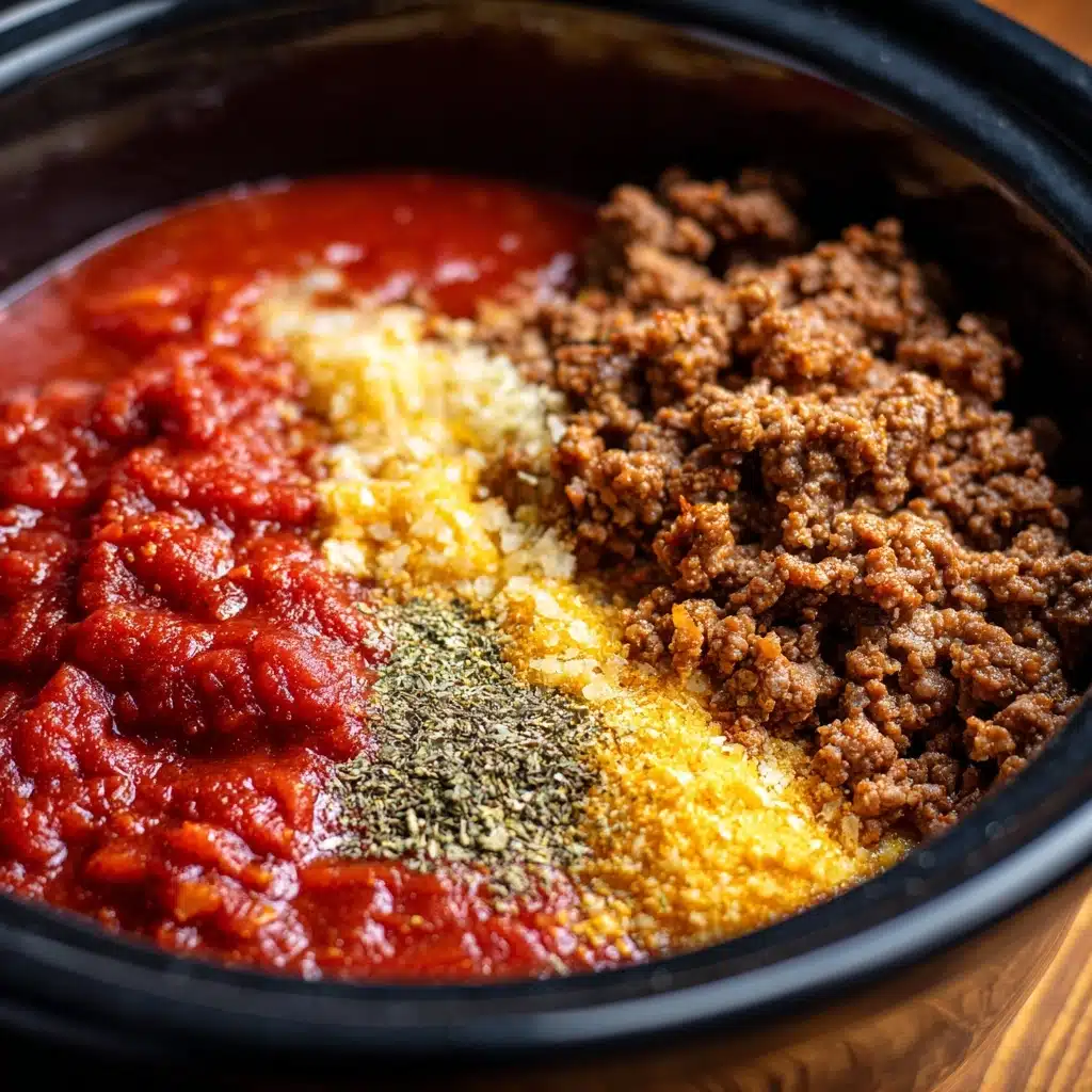 Crockpot Hot Dog Chili Recipe - Recipe Image