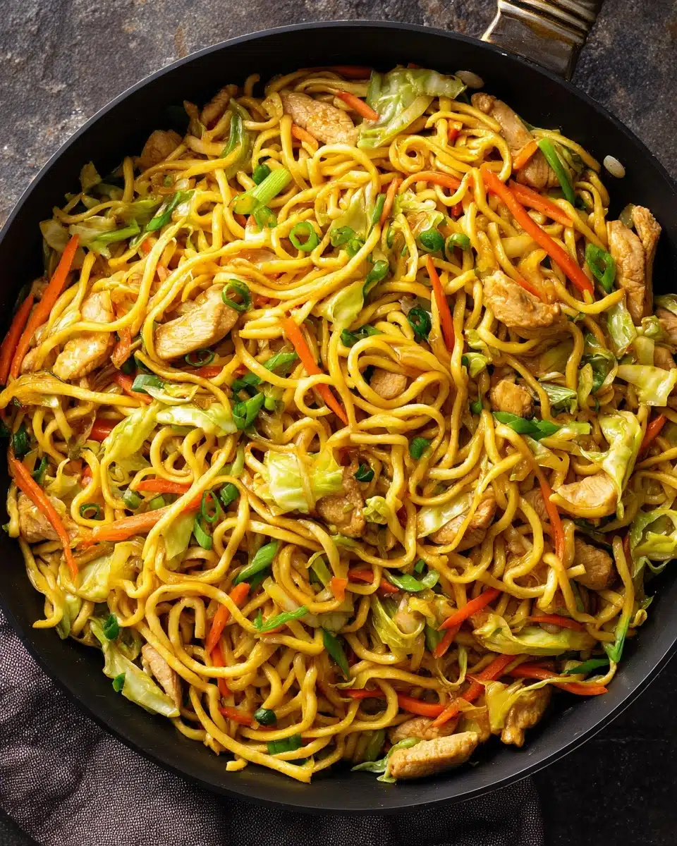 Chicken Chow Mein with the Best Chow Mein Sauce Recipe
