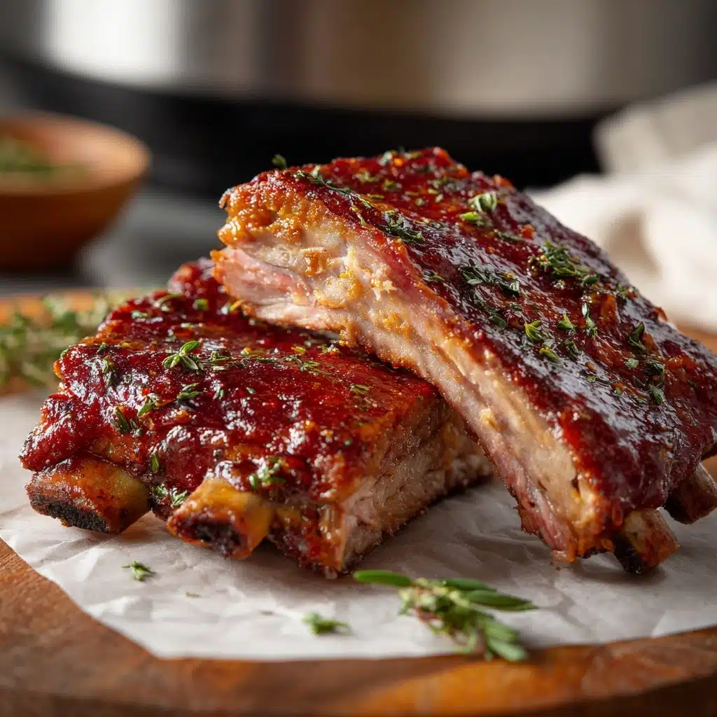Easy Crockpot Honey Garlic Soy Spareribs Recipe - Recipe Image