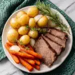 Crockpot Rump Roast with Root Vegetables Recipe