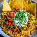 Taco Rice Bowl with Doritos Recipe