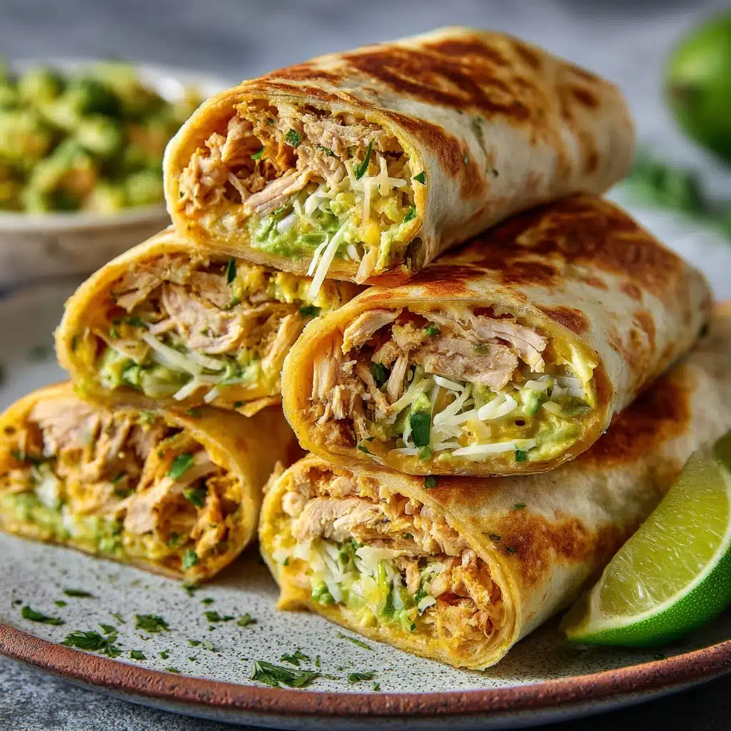 Crispy Chicken Avocado Wraps Recipe - Recipe Image