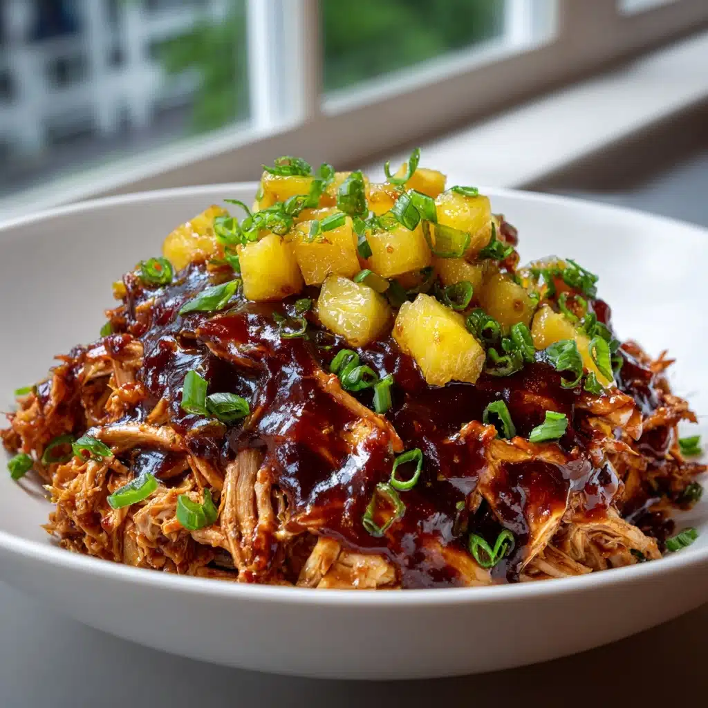 Crockpot Pineapple BBQ Chicken Recipe - Recipe Image