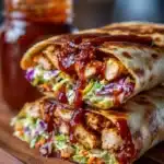 Crispy BBQ Chicken Wrap Recipe