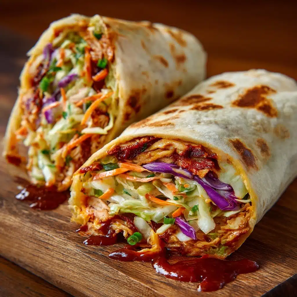 Crispy BBQ Chicken Wrap Recipe - Recipe Image