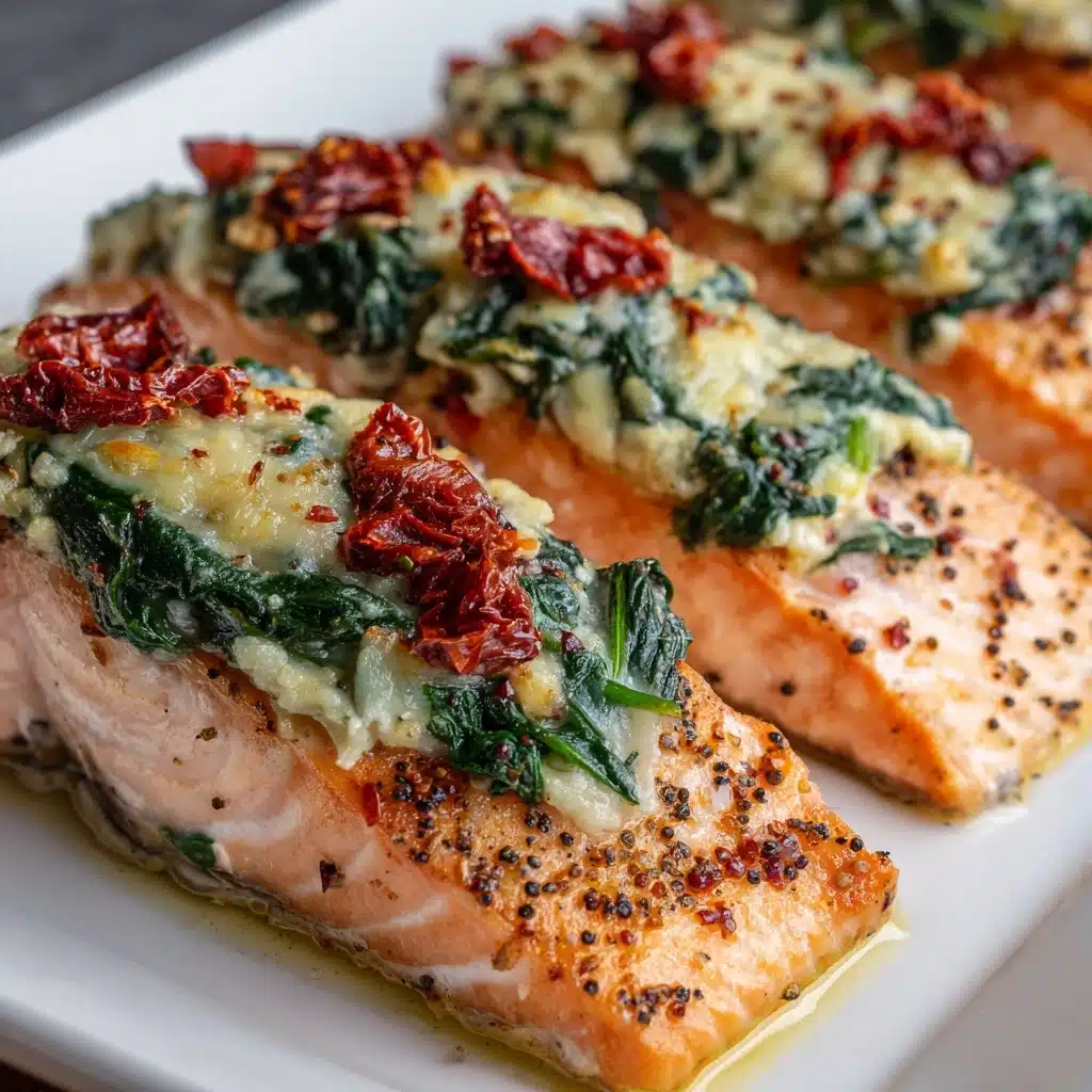 Stuffed Salmon With Spinach & Feta (30 minutes!) Recipe - Recipe Image