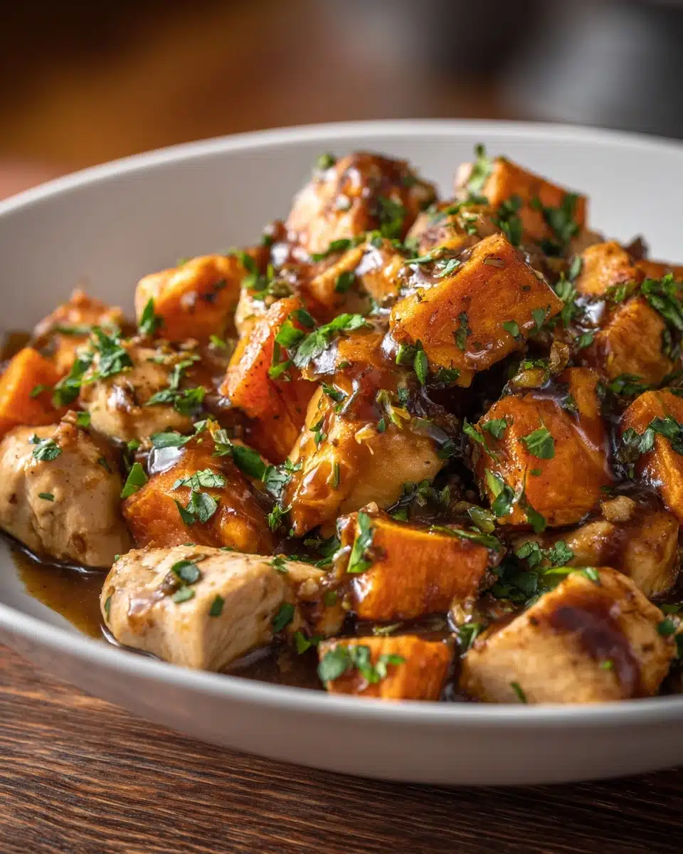 BBQ Chicken Sweet Potato Bowl Recipe