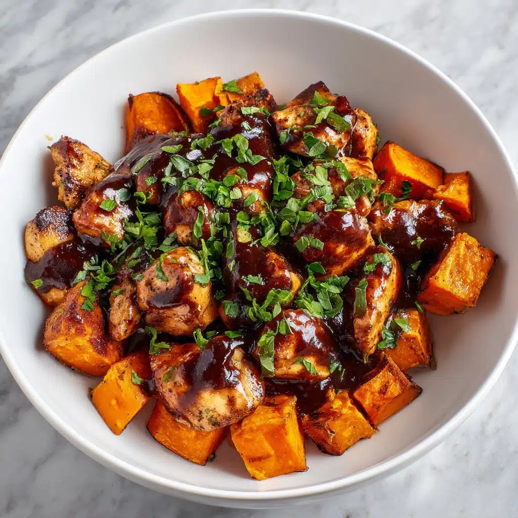 BBQ Chicken Sweet Potato Bowl Recipe - Recipe Image
