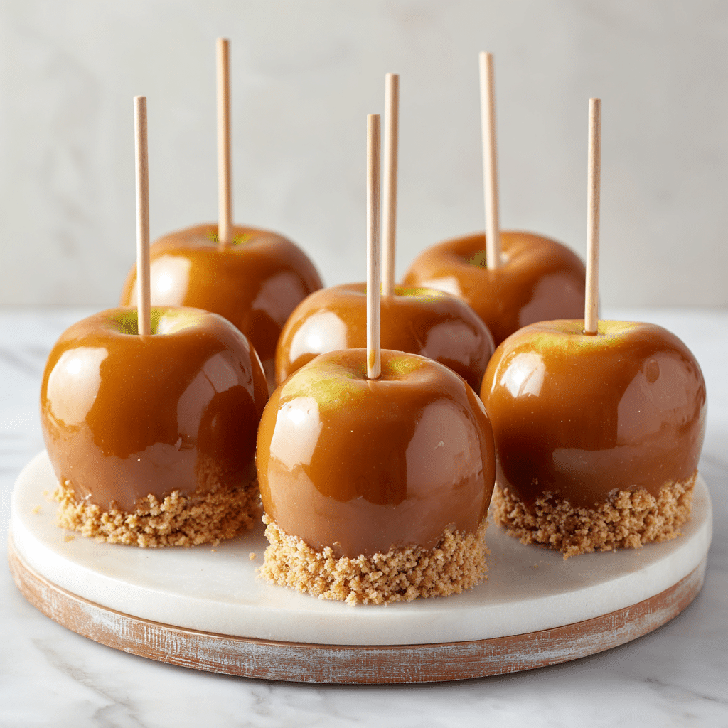 The Best Caramel Apples Recipe - Recipe Image