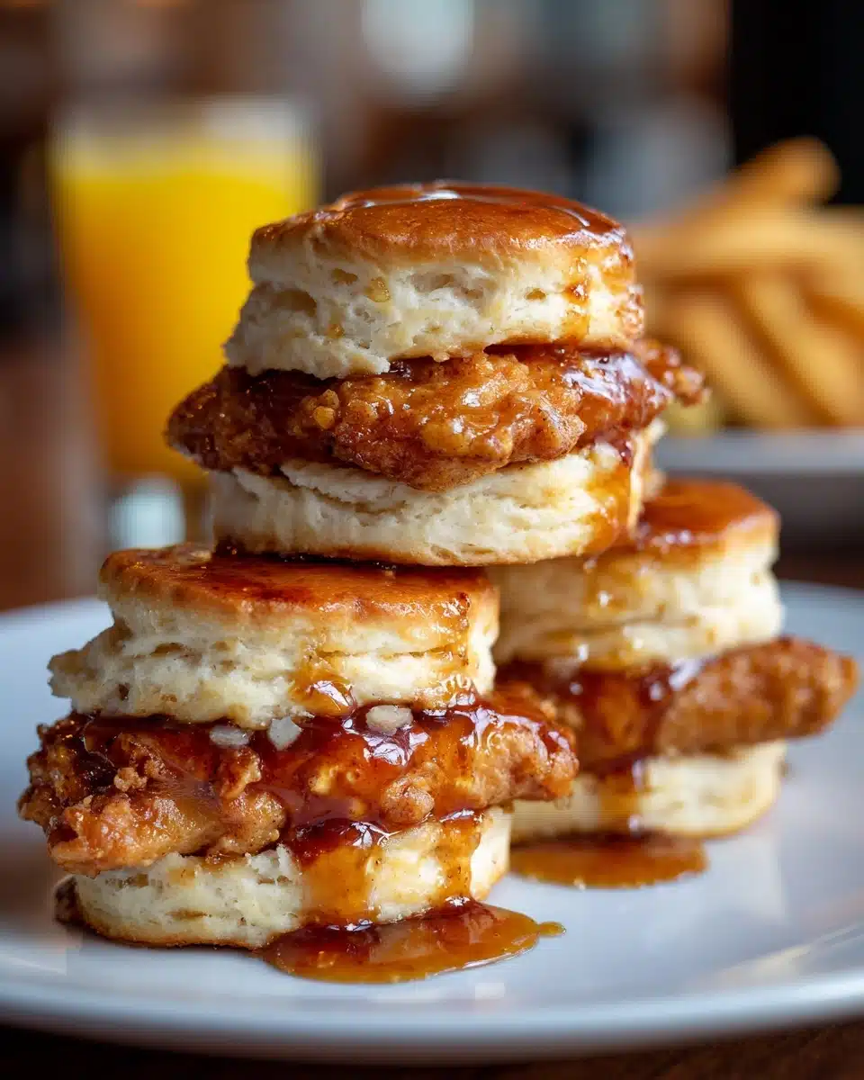 Hot Honey Chicken Biscuits Recipe