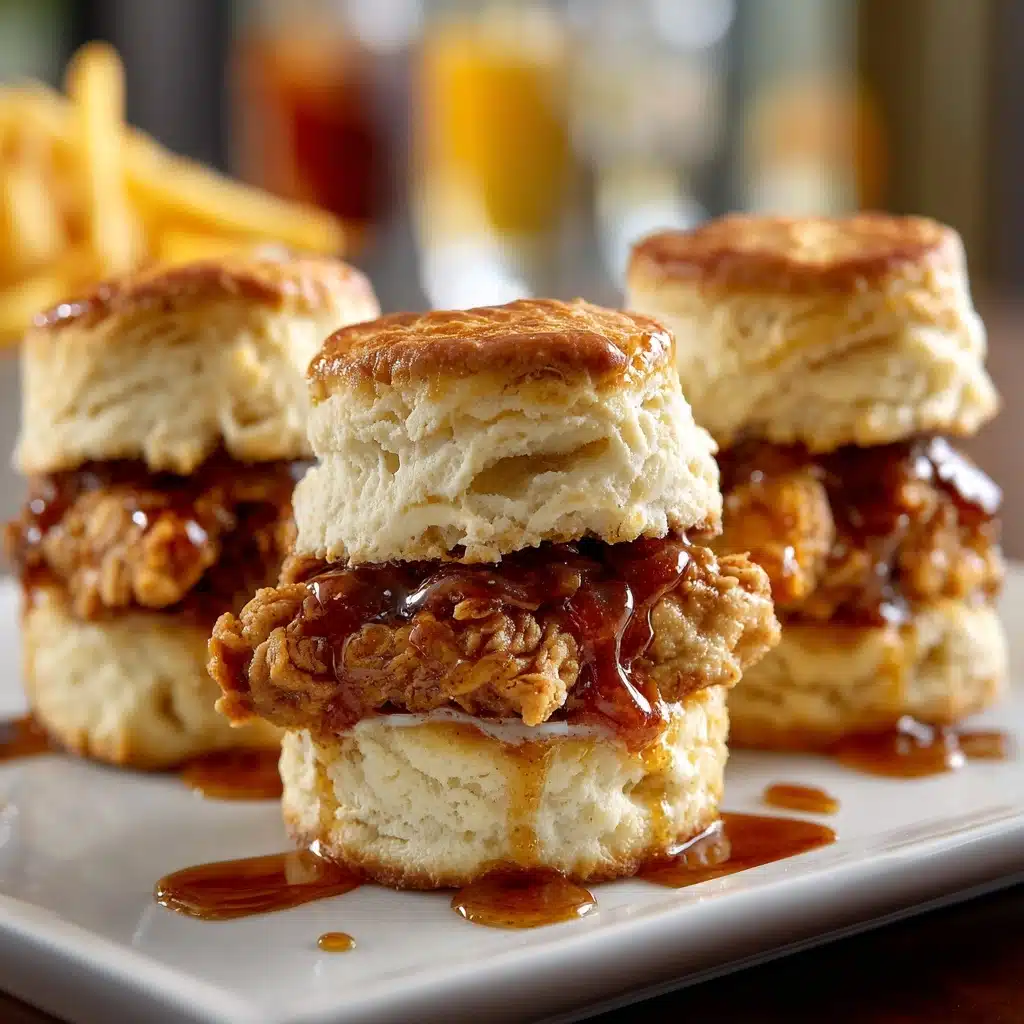 Hot Honey Chicken Biscuits Recipe - Recipe Image