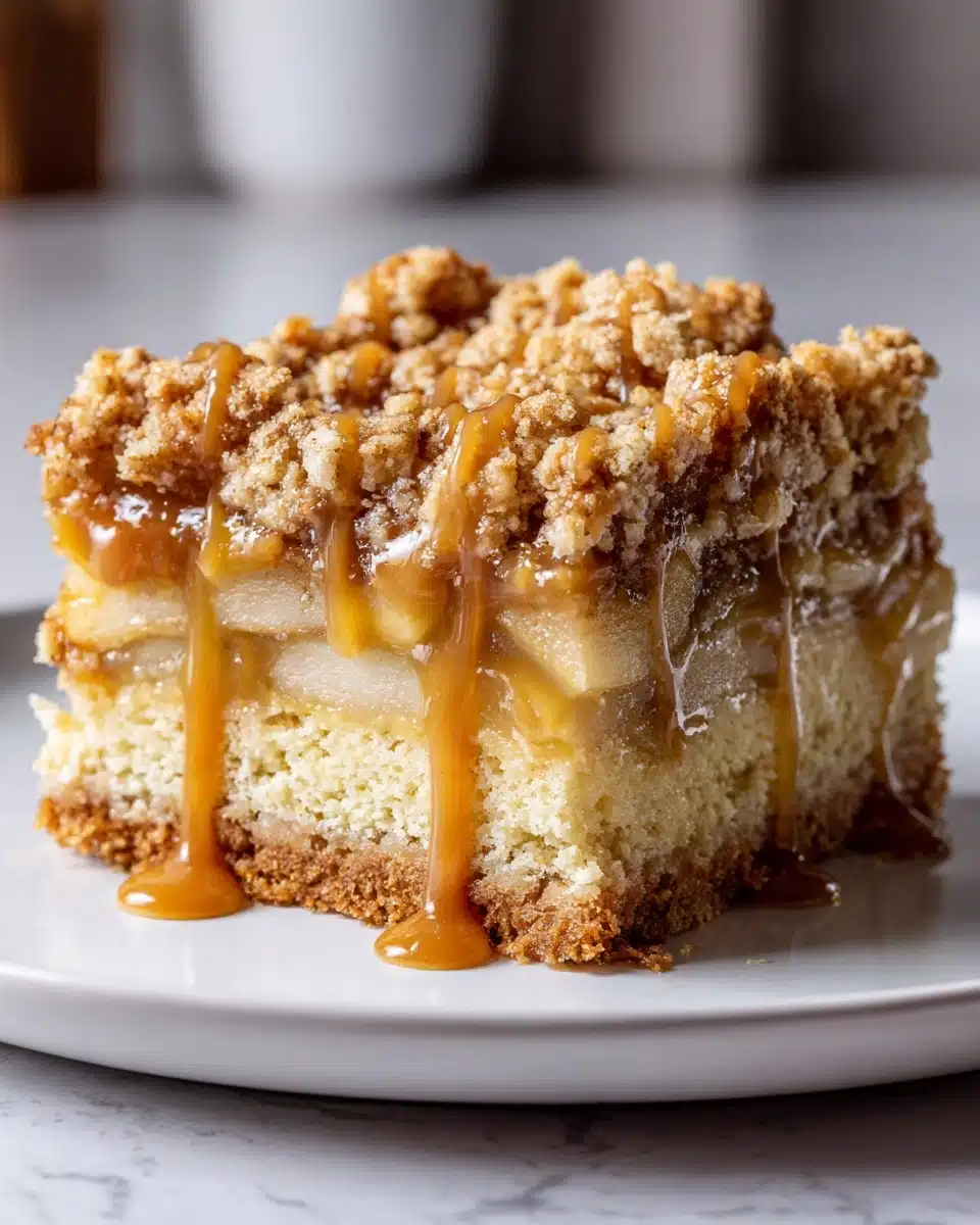 Salted Caramel Apple Crumble Bars Fall T Recipe