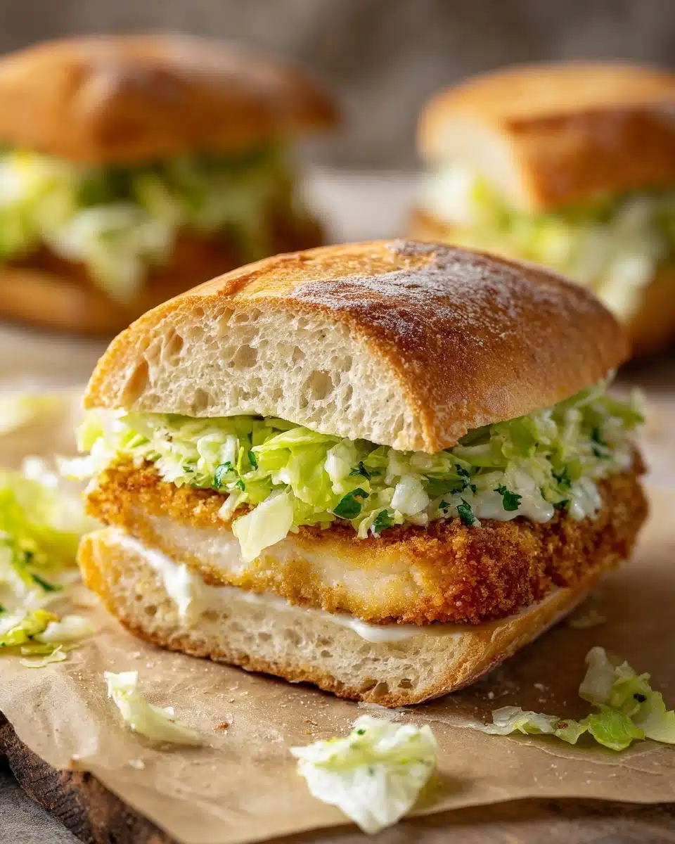 Crispy Chicken Caesar Sandwich Recipe