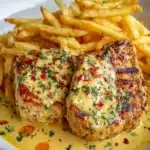 Chicken Fillet in Spicy, Creamy Garlic-Parmesan Sauce Recipe