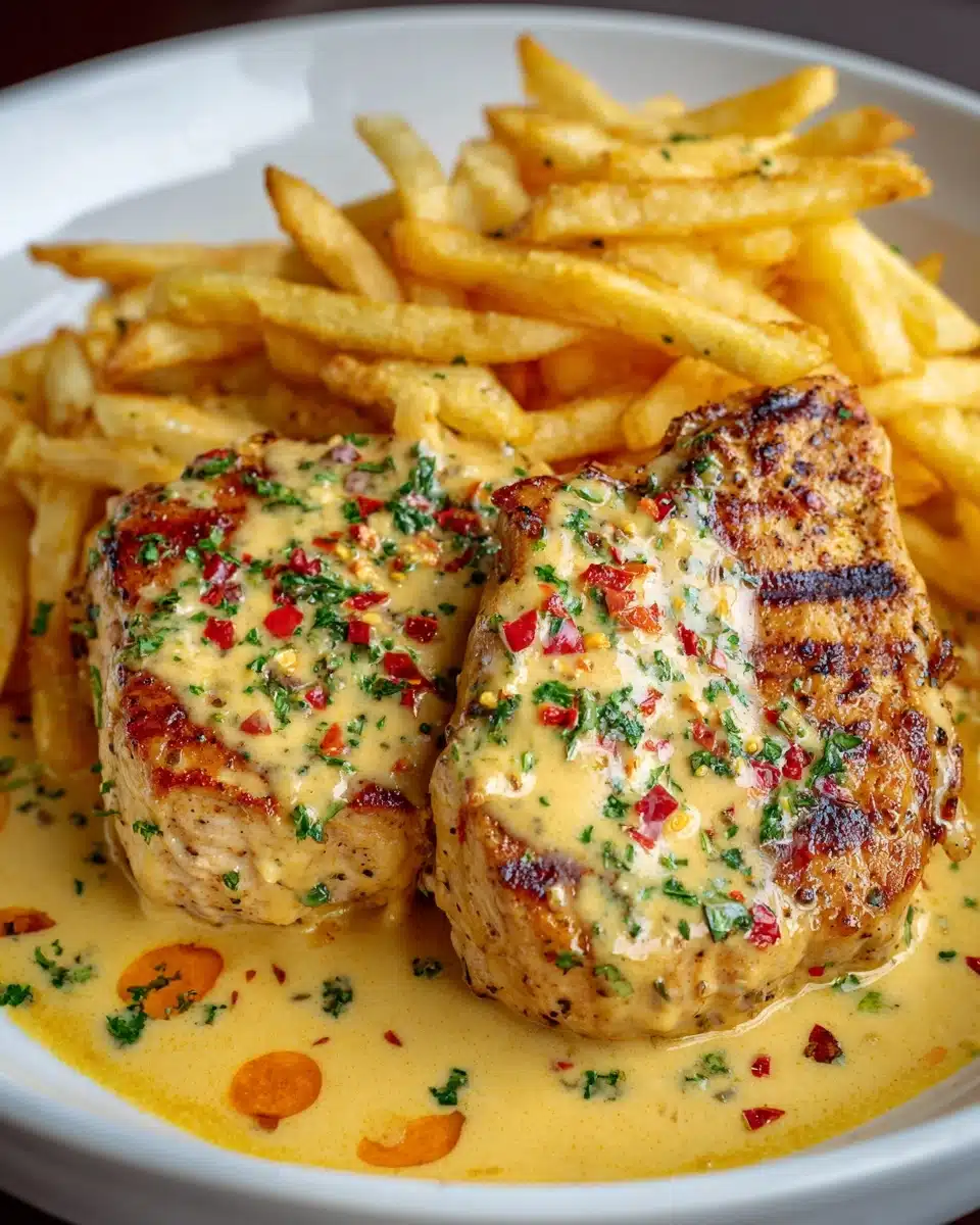 Chicken Fillet in Spicy, Creamy Garlic-Parmesan Sauce Recipe