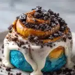 Cookie Monster Cinnamon Rolls Recipe
