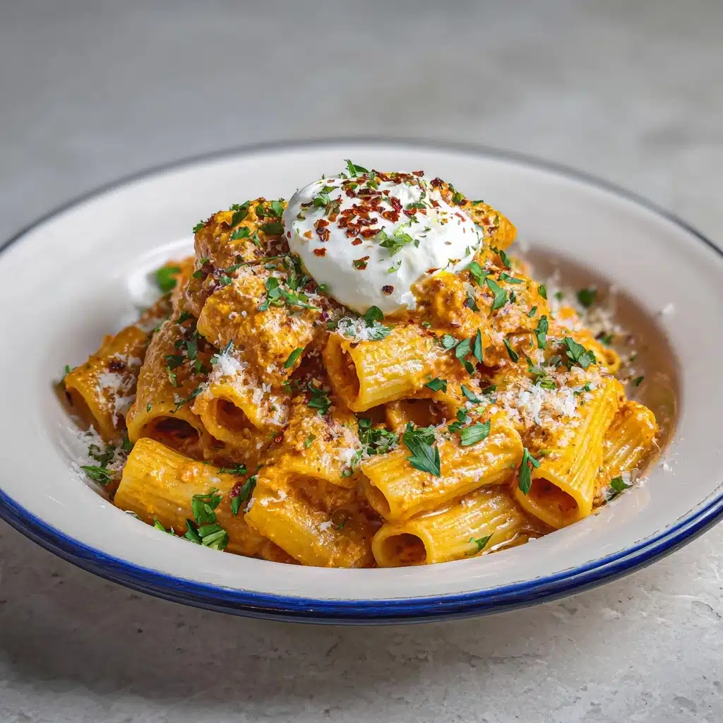 Creamy Tomato Garlic Pasta Recipe - Recipe Image