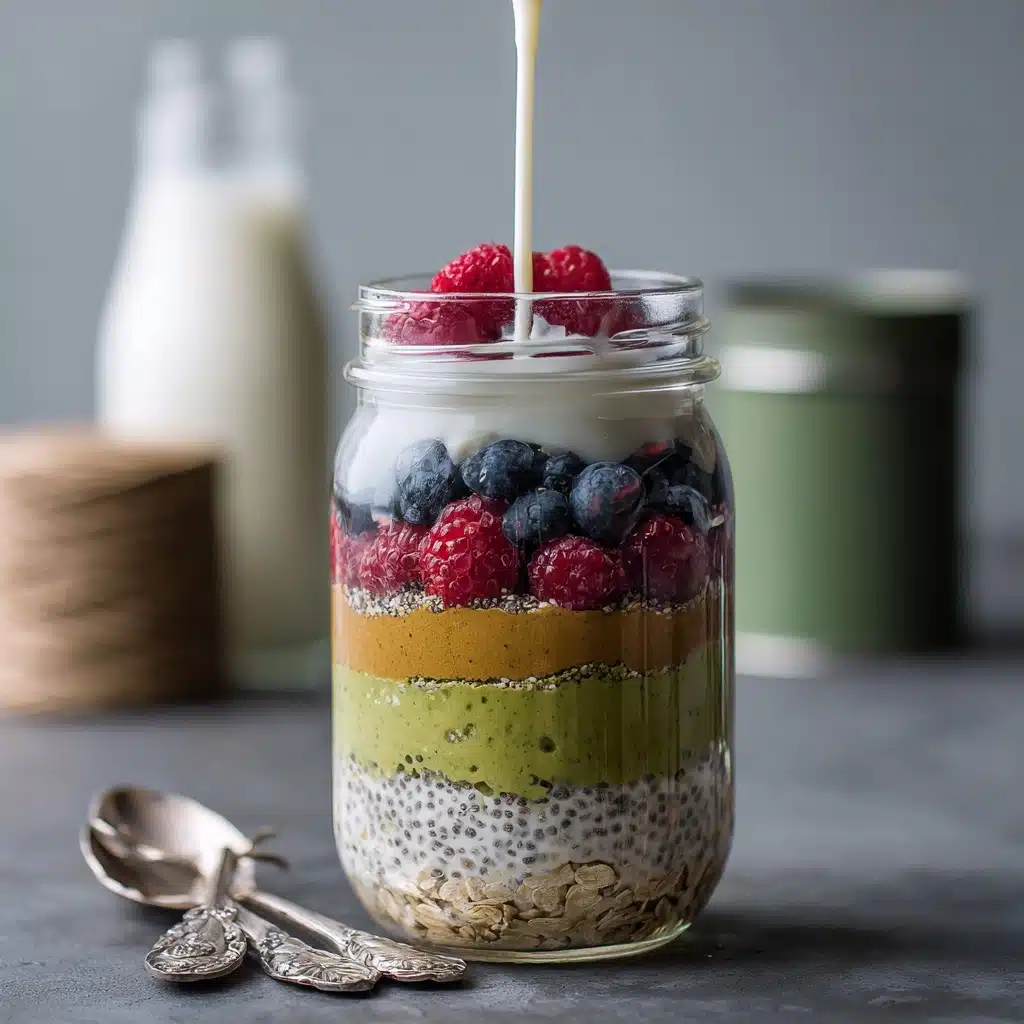 Matcha Overnight Oats Recipe - Recipe Image