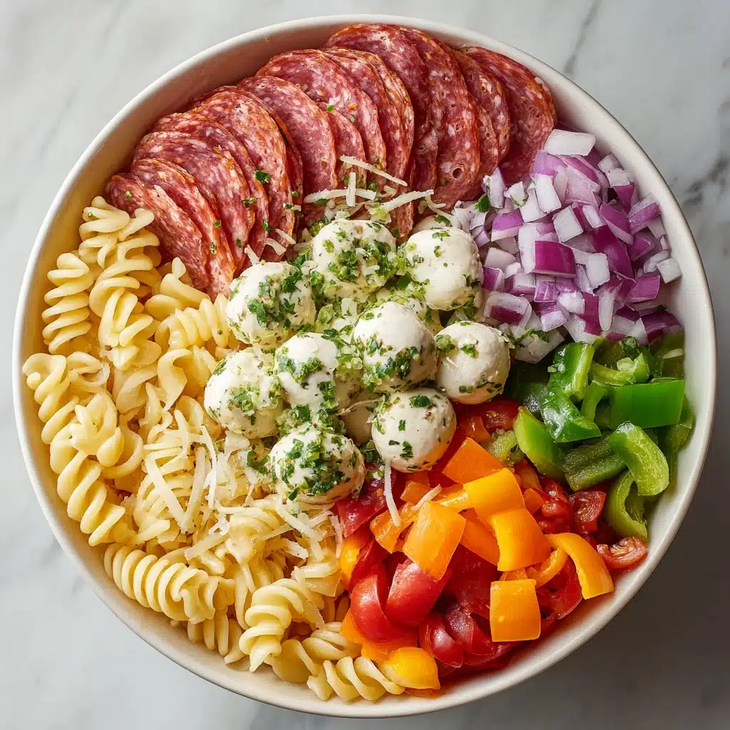 Zesty Italian Pasta Salad Recipe - Recipe Image