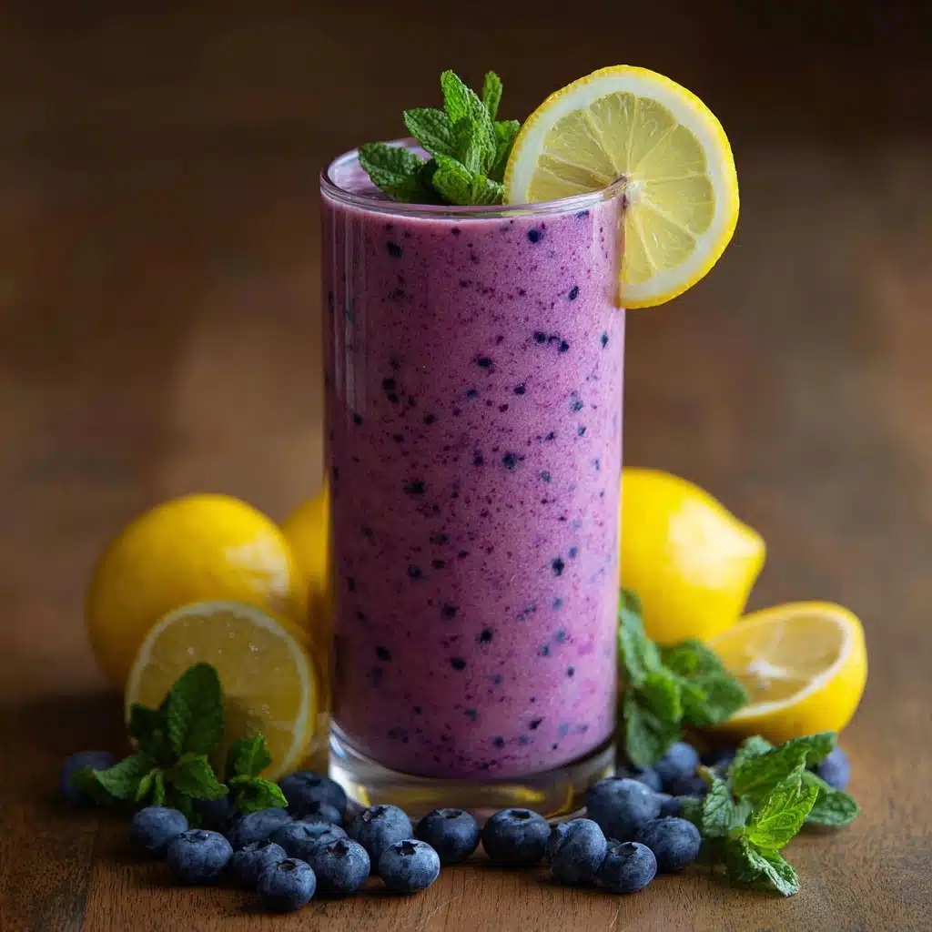 Anti-Inflammatory Lemon-Blueberry Smoothie Recipe - Recipe Image