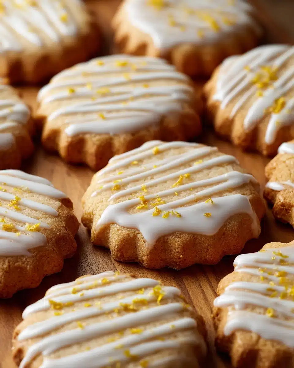 Lemon Shortbread Cookies Recipe