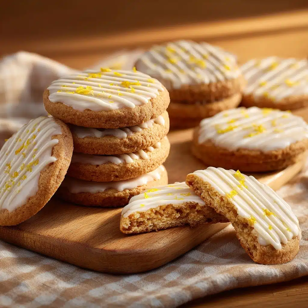 Lemon Shortbread Cookies Recipe 4 Lemon Shortbread Cookies Recipe - Recipe Image