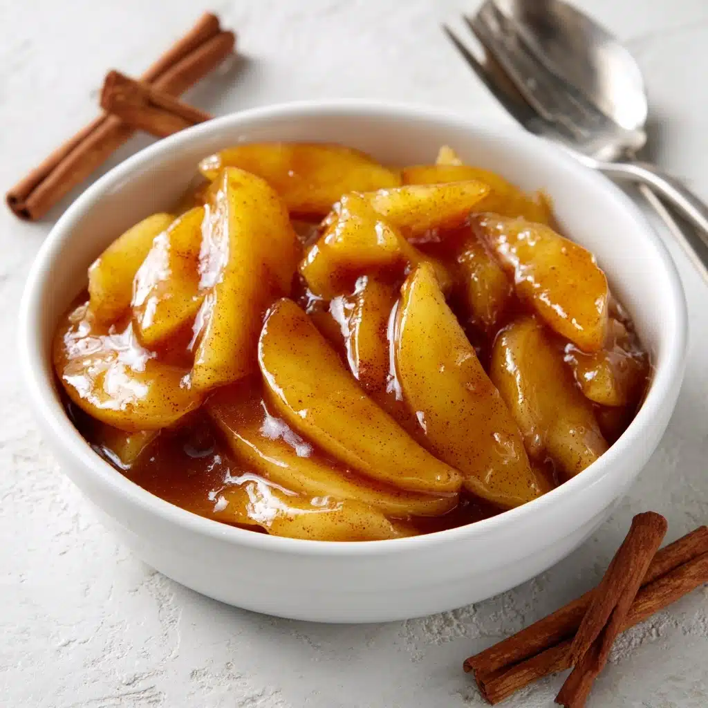 Slow Cooker Fried Apples - Cracker Barrel Copycat Recipe - Recipe Image