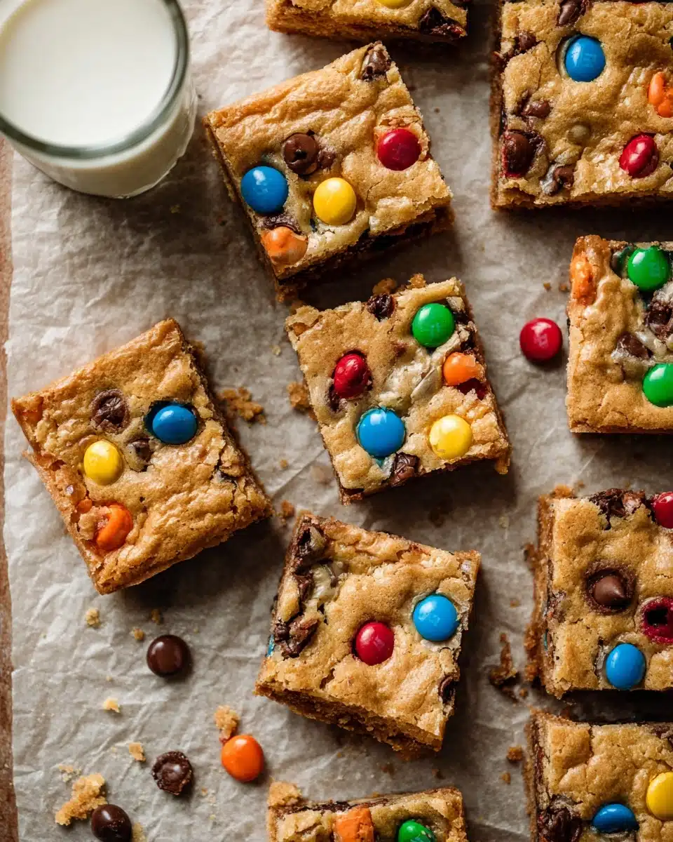 Monster Cookie Bars Recipe - Recipe Image