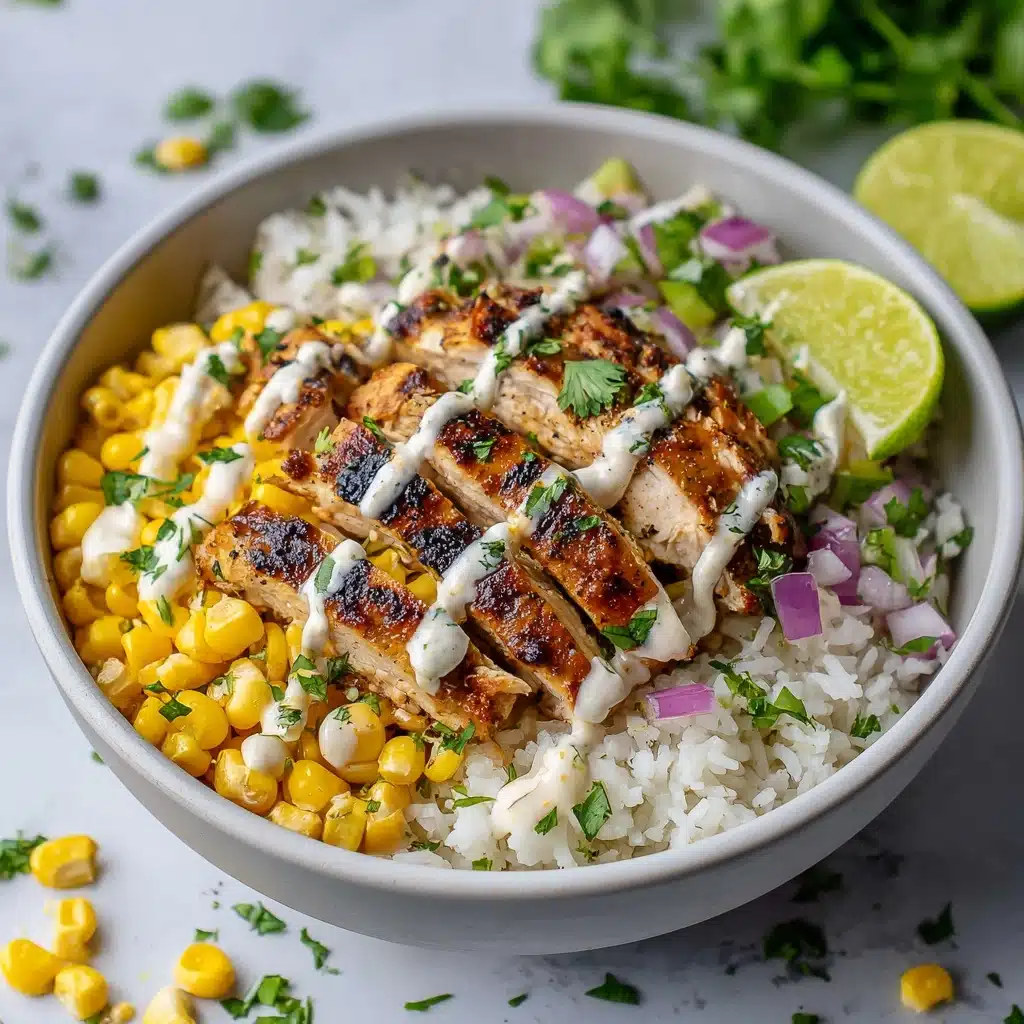 Easy Street Corn Chicken Rice Bowl Recipe - Recipe Image