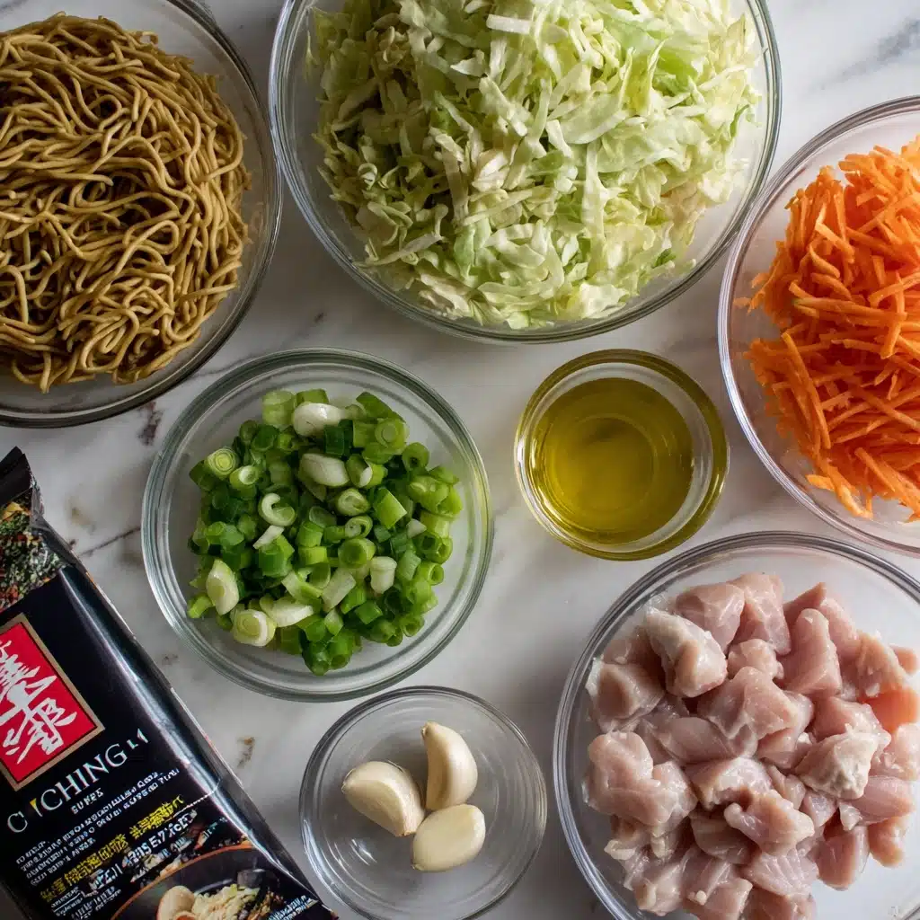 Chicken Chow Mein with the Best Chow Mein Sauce Recipe - Recipe Image