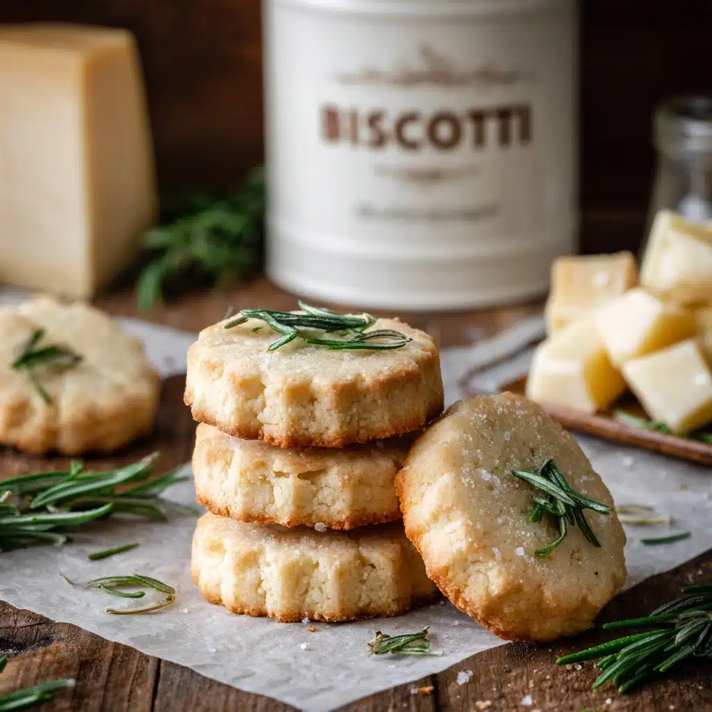 Savory Parmesan Cookies Recipe - Recipe Image