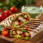Crispy Chicken Avocado Wraps Recipe