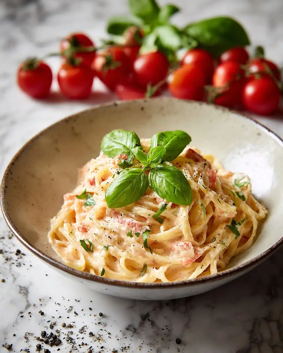 Easy One Pot Creamy Tomato Pasta Recipe