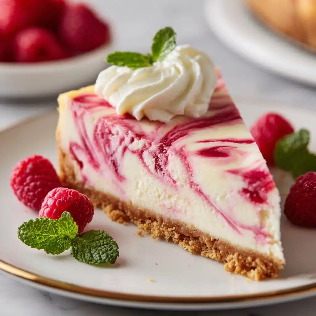 No Bake Raspberry Cheesecake Recipe 4 No Bake Raspberry Cheesecake Recipe - Recipe Image
