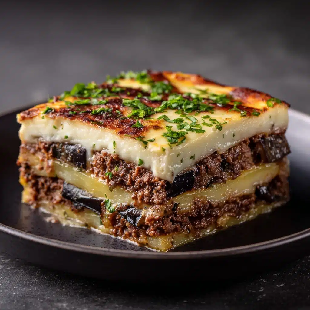 Outrageously Delicious Greek Moussaka Recipe - Recipe Image
