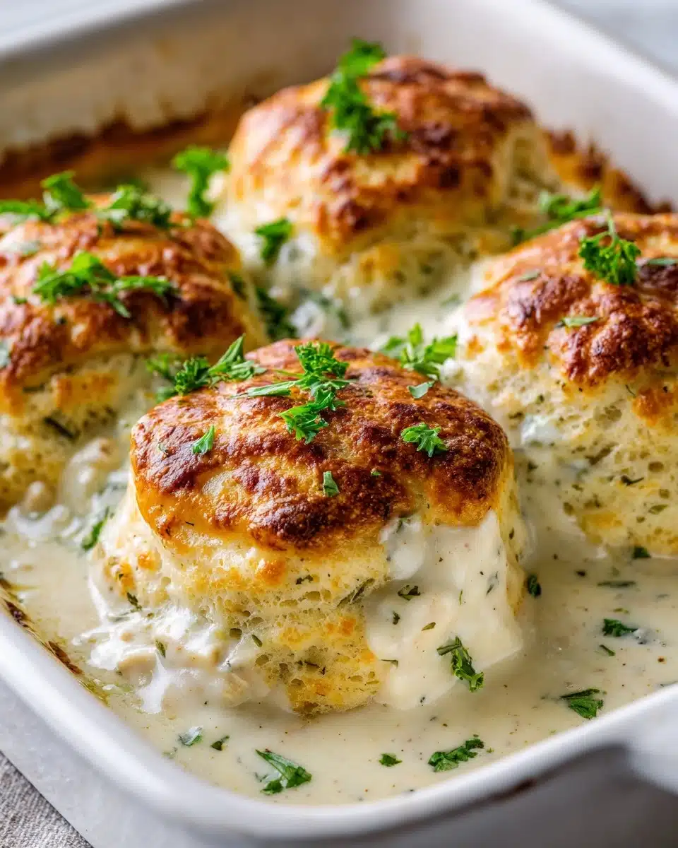 Chicken Pillows with Creamy Parmesan Sauce for Cozy Nights Recipe