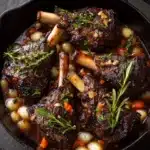 Slow-Cooked Lamb Shanks with Herb-Infused Gravy Recipe