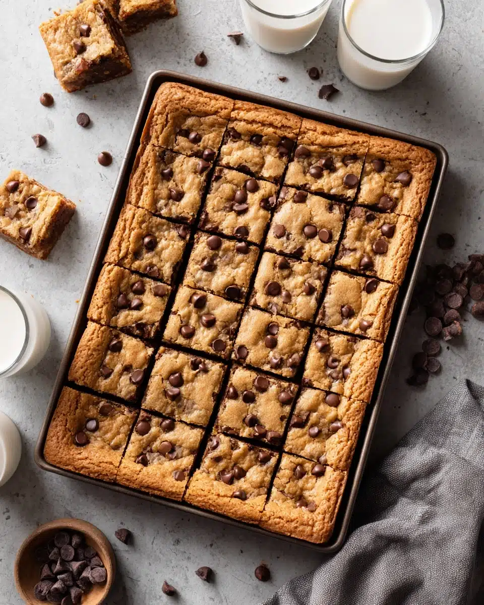 Sheet Pan Chocolate Chip Cookies Recipe